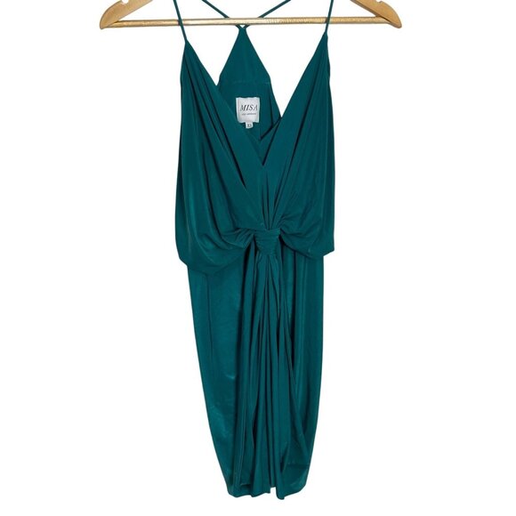 NWT Misa Green Midi/Knee Length Dress size XS - Picture 7 of 8